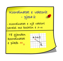 Koordinatat e vektorit 1
